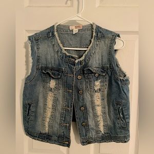 Route 66 Denim Vest